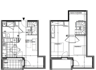  Duplex/triplex à vendre 3 pièces 64 m²