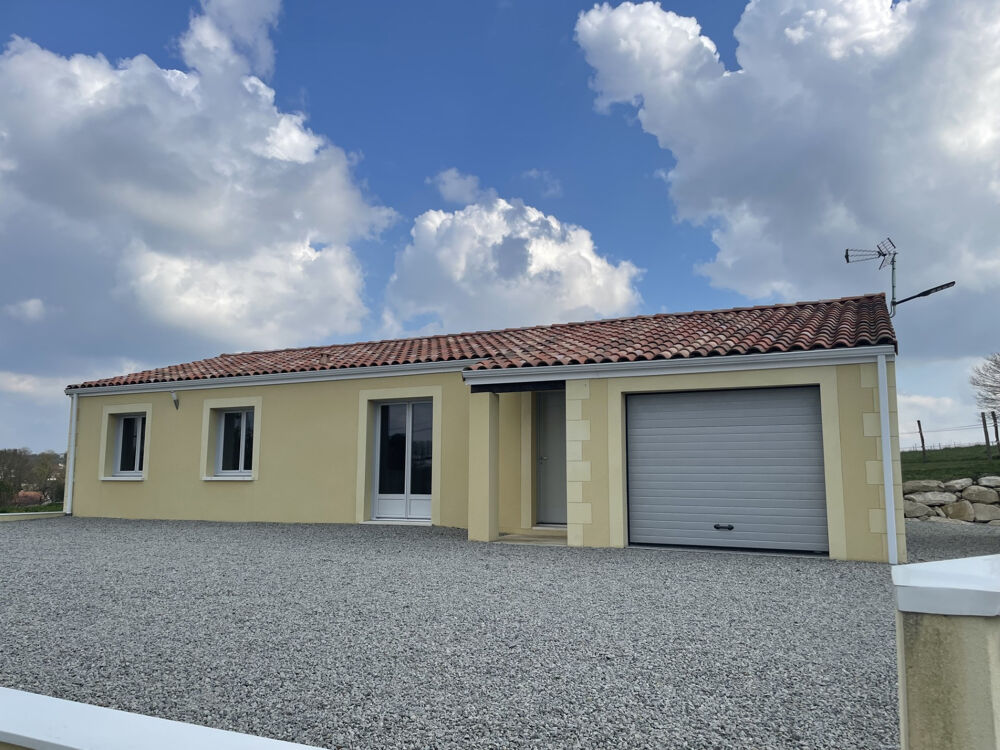 SALLES D'ANGLES MAISON DE PLAIN PIED 3 CHAMBRES GARAGE TERRAIN DE 1200 M2