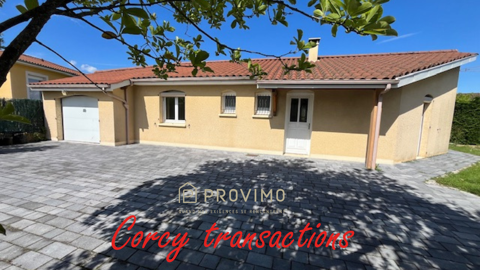  Exclusivit�: Maison de plain-pied tr�s cosy-01390 Saint Andr� de Corcy (centre) Maison - 6 pi�ce(s) - 122 m�