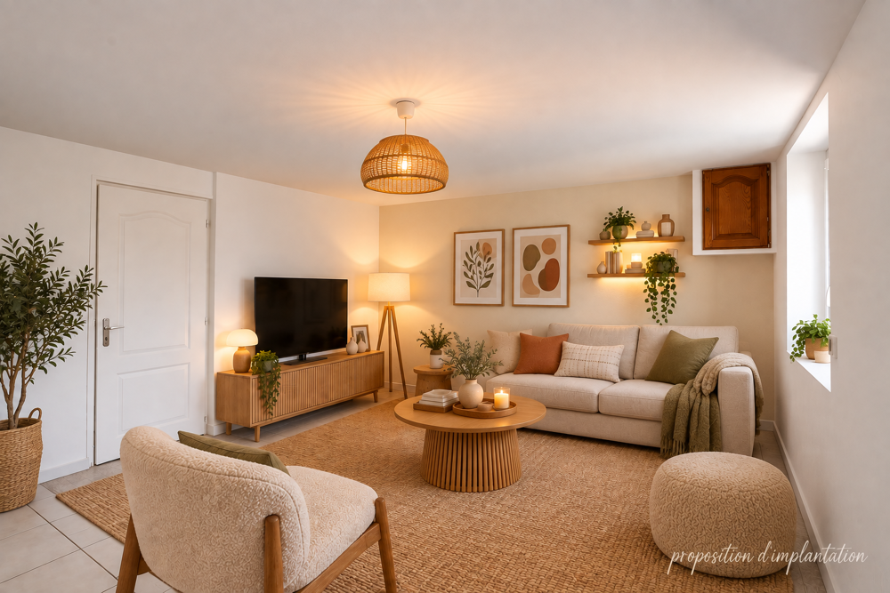 À 5 min de Honfleur - Maison de ville/Appartement de 82 m2 au sol 2 chambres Sans extérieur