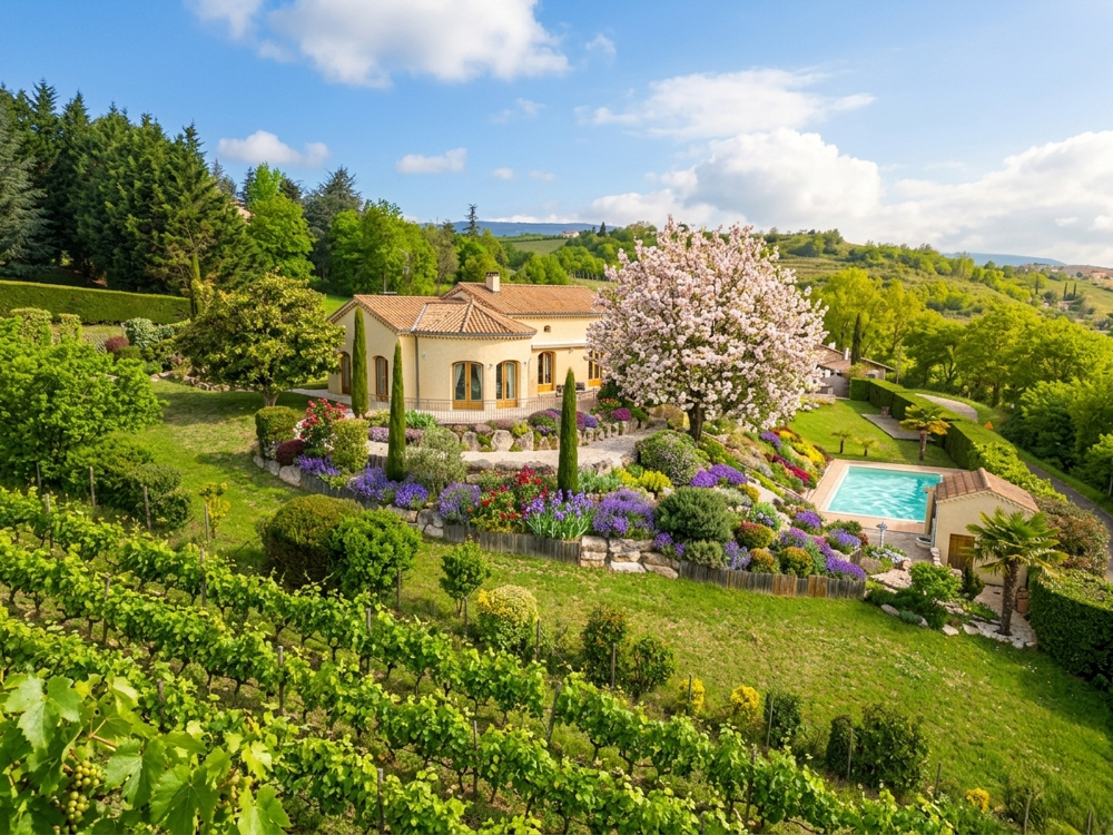 LUXUEUSE VILLA AVEC VUE PANORAMIQUE
