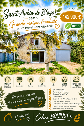  Maison à vendre 6 pièces 205 m²