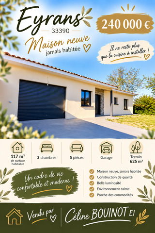  Maison à vendre 5 pièces 117 m²