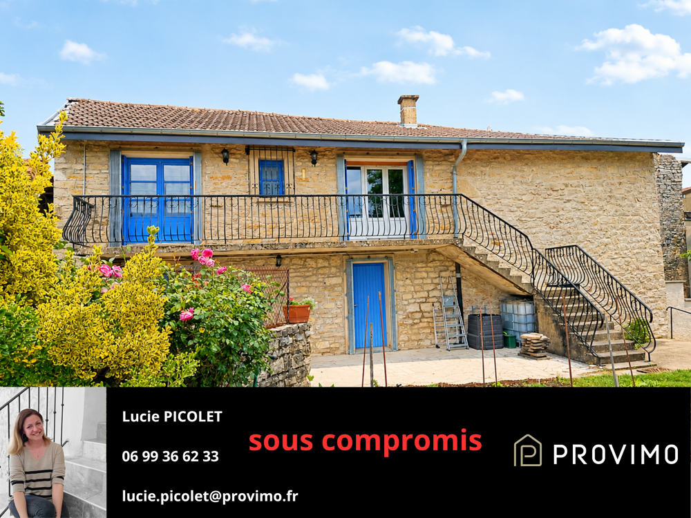 Maison en pierre de 125 m2 Bohas-Meyriat-Rignat