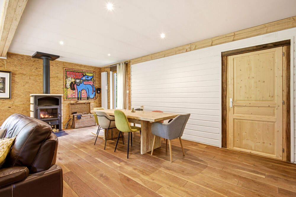 Maison à ossature bois proche de Honfleur - 3 chambres dont 1 suite parentale en RDC - Terrain arboré 1234m2