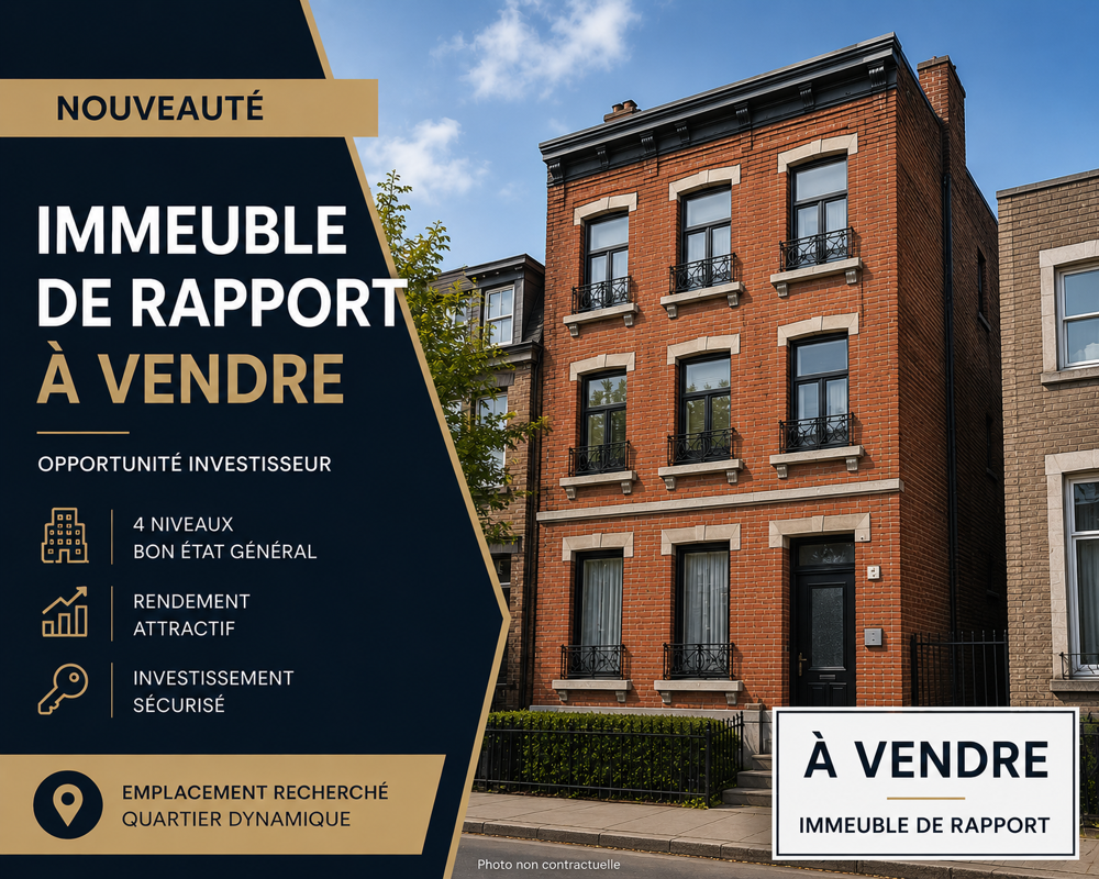 Vente Immeuble INVESTISSEMENT LOCATIF   IMMEUBLE DE RAPPORT   LISIEUX CENTRE   RENTABILITÉ BRUTE 8 % Lisieux