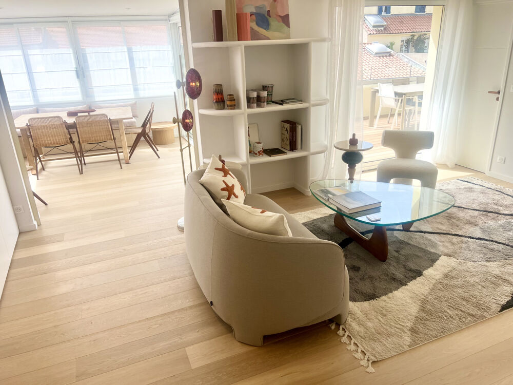 CANNES CENTRE BANANE PENTHOUSE T3 DE 71M2 TERRASSE 35M2 VUE MER PARKING