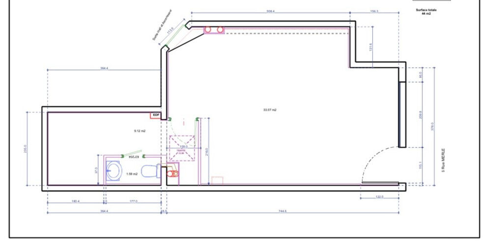 Vente Immeuble CANNES CENTRE INVESTISSEMENT MURS NEUF LIBRE 44M2 SUD PARKING Cannes
