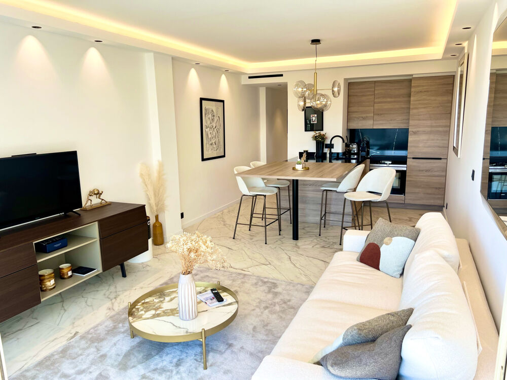 CANNES CENTRE CROISETTE PIED DANS L'EAU PENTHOUSE T3 VUE MER