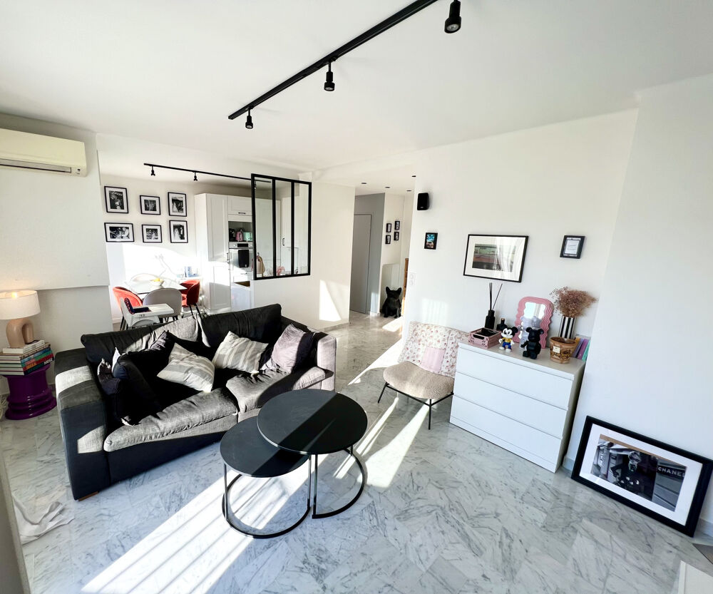CANNES BAS OXFORD AU CALME T3 REFAIT A NEUF LUMINEUX DE 70m2 TERRASSE SUD OUEST 10m2 GARAGE 4428€/M2