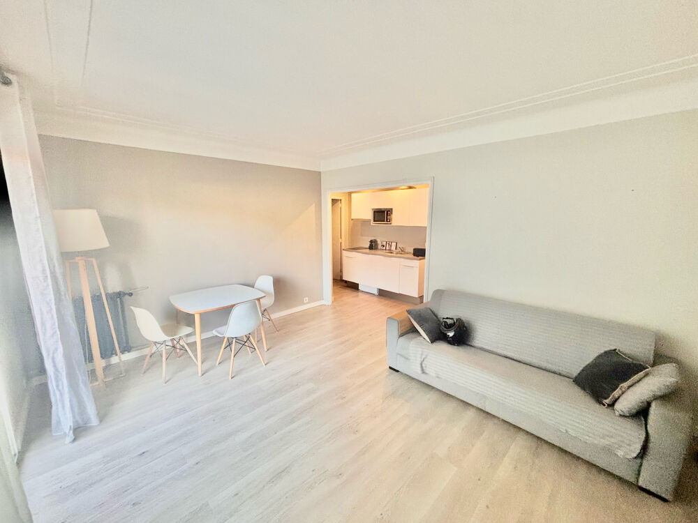 LE CANNET LIMITE CANNES T2 49 M2 DANS RÉSIDENCE BOURGEOISE 2 BALCONS MEUBLÉ CAVE PARKING