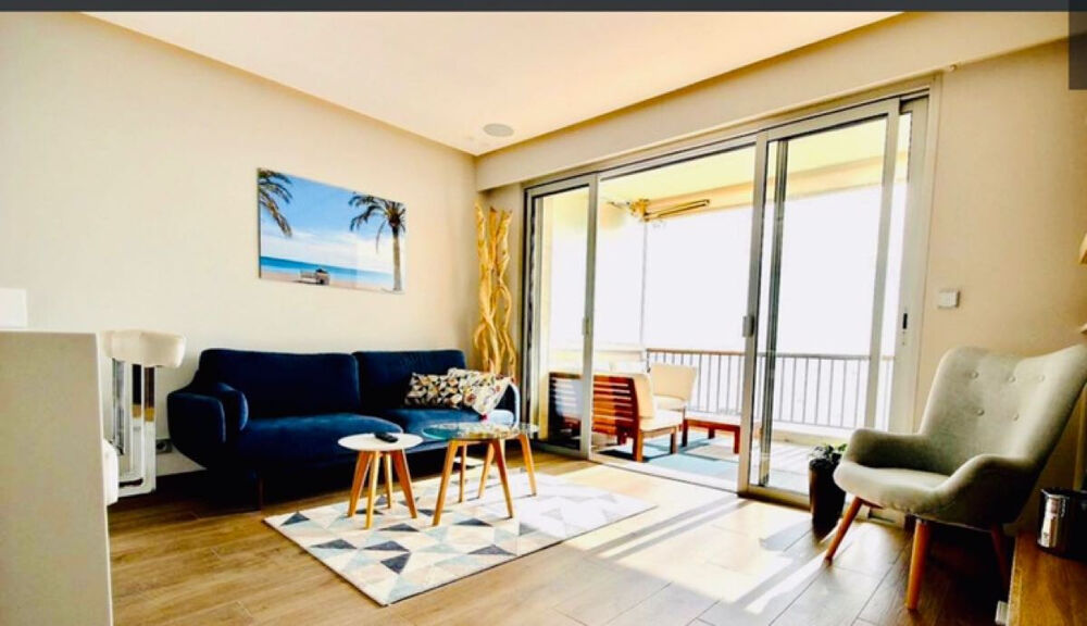 CANNES BASSE CALIFORNIE T3 REFAIT A NEUF DE 72M2 TERRASSE SUR MER PISCINE TENNIS