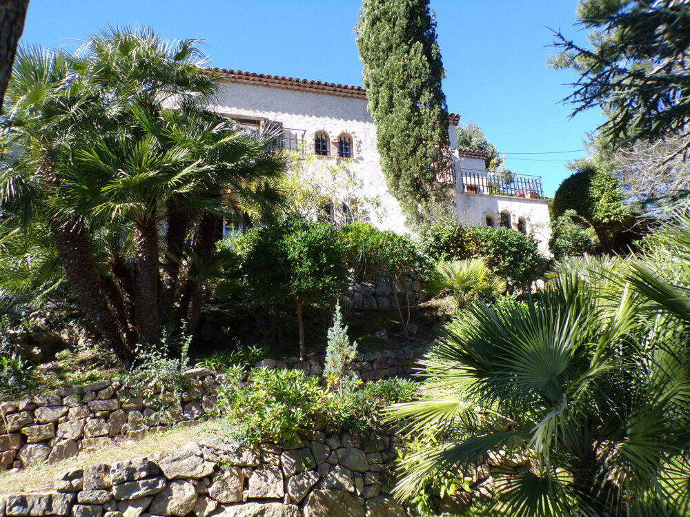 Vente Maison SUPER CANNES VILLA T5 200M2 VUE MER TERRAIN 2644M2 PISCINE Vallauris