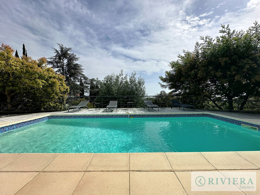 MANDELIEU VILLA INDIVIDUELLE T5/T6 DE 214 M2 VUE MER PISCINE GARAGE