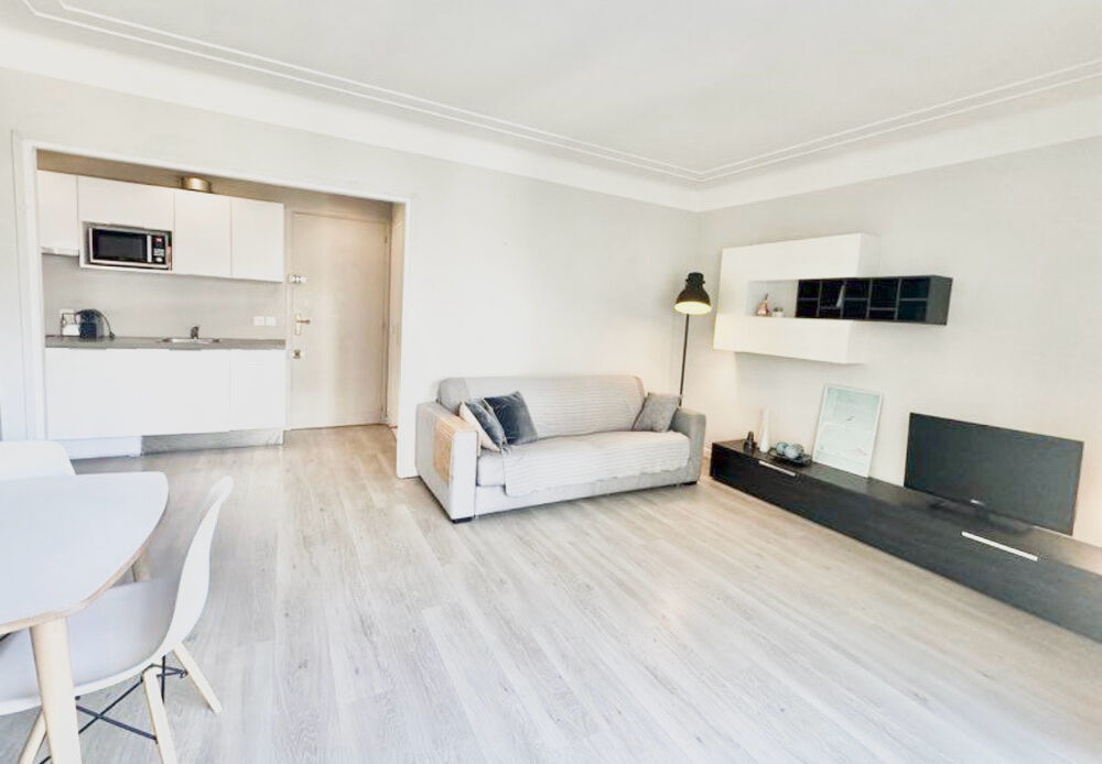 LE CANNET LIMITE CANNES T2 49 M2 DANS RÉSIDENCE BOURGEOISE 2 BALCONS MEUBLÉ CAVE PARKING