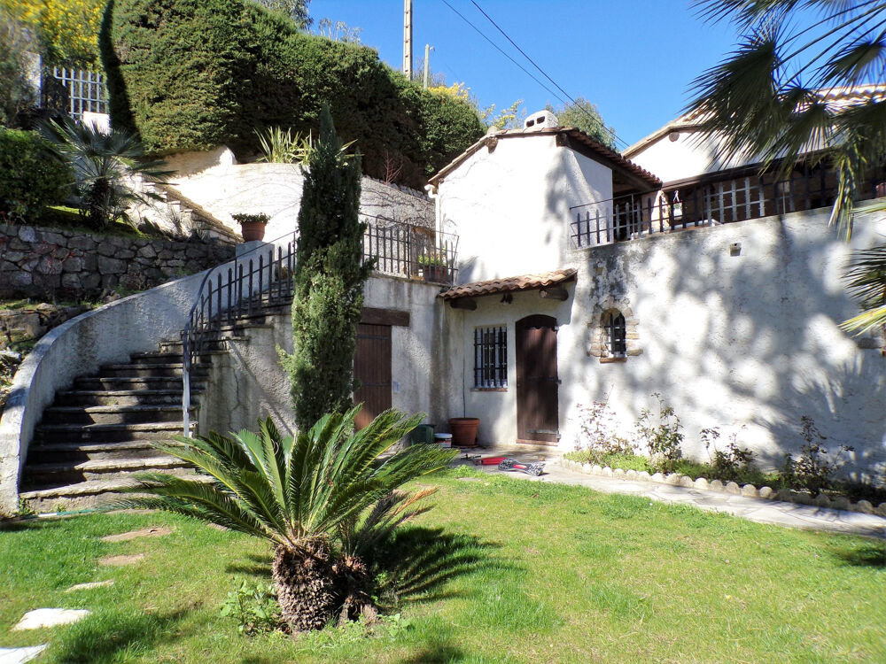 Vente Maison SUPER CANNES VILLA T5 200M2 VUE MER TERRAIN 2644M2 PISCINE Vallauris