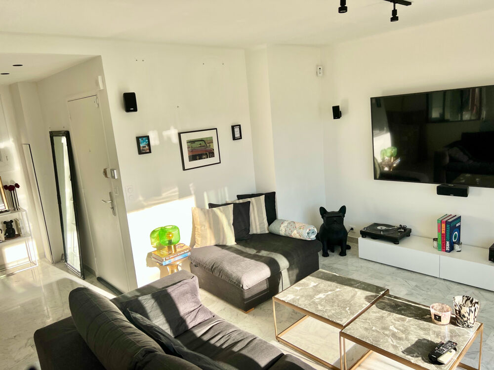 CANNES BAS OXFORD AU CALME T3 REFAIT A NEUF LUMINEUX DE 70m2 TERRASSE SUD OUEST 10m2 GARAGE 4428€/M2