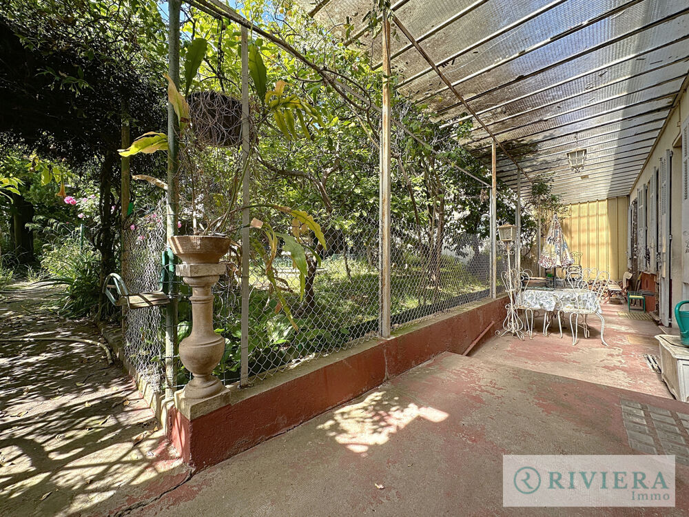 CANNES BAS PETIT JUAS REZ DE JARDIN 270M2 SUD T6 DE 150M2 SOL GARAGE