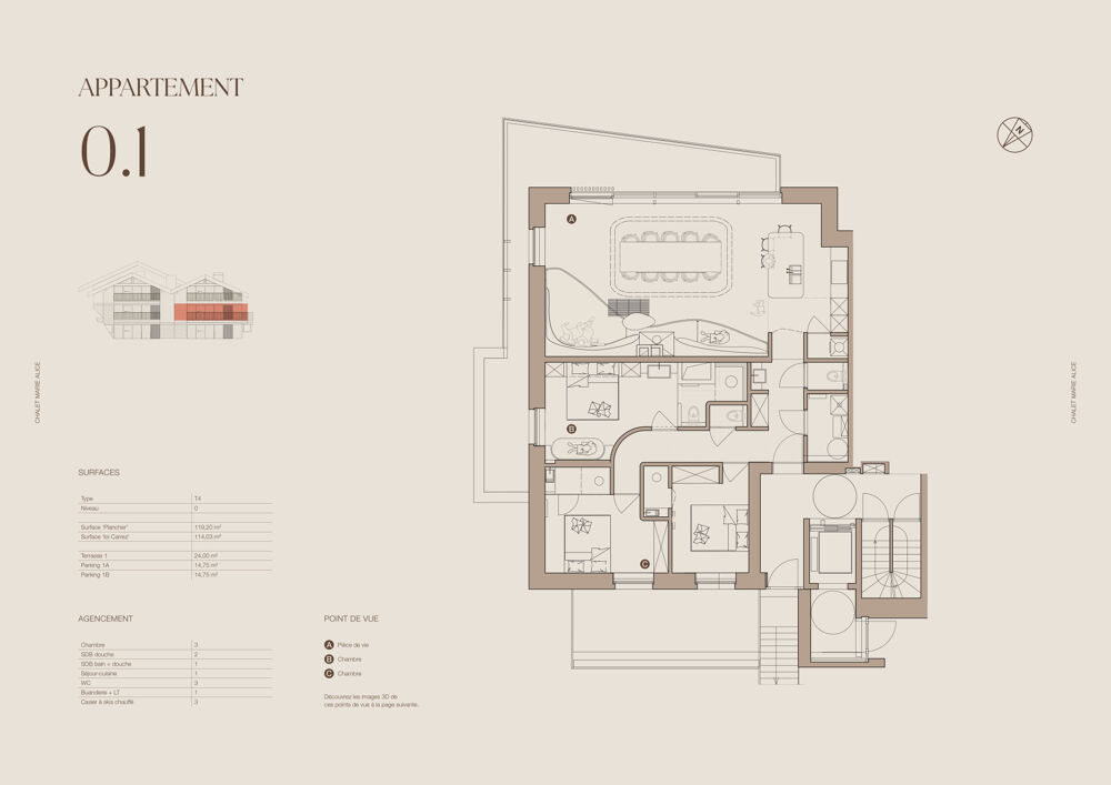 A Vendre - Appartement d'exception - PARADISKI