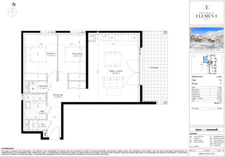  Appartement  vendre 3 pices 68 m