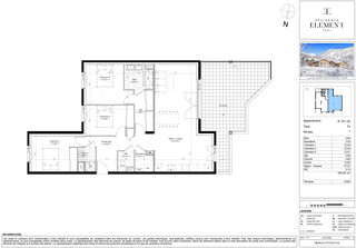  Appartement à vendre 4 pièces 101 m²