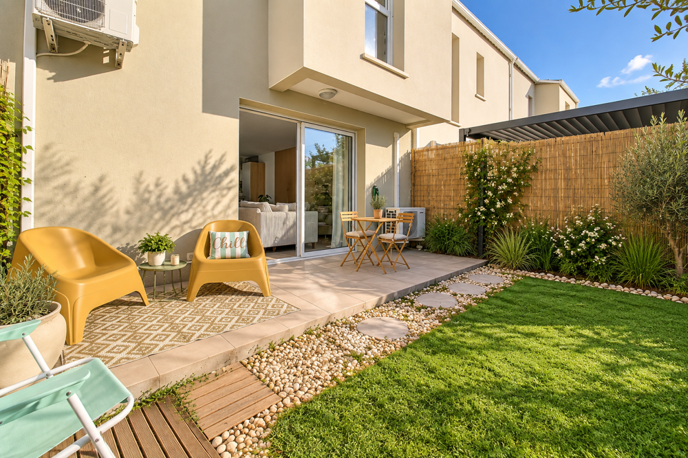 Vente Maison Poussan, maison T4 de 88 m2 avec jardinet Poussan
