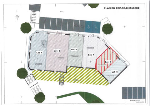 LOCATION - Local commercial neuf d'une surface de 56 m2 &agrave; SAINT-JUNIEN 728 87200 St junien