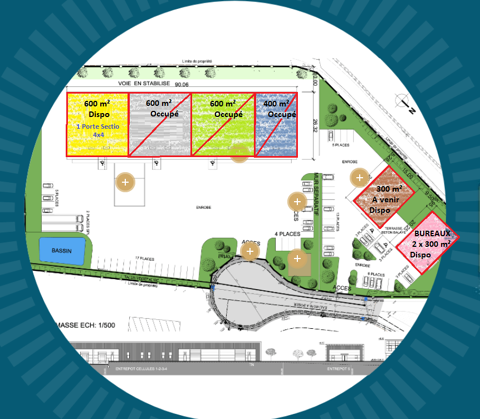 LOC LIMOGES NORD D&Eacute;P&Ocirc;T / INDUSTRIE 300m2 NEUF 3700 87280 Limoges