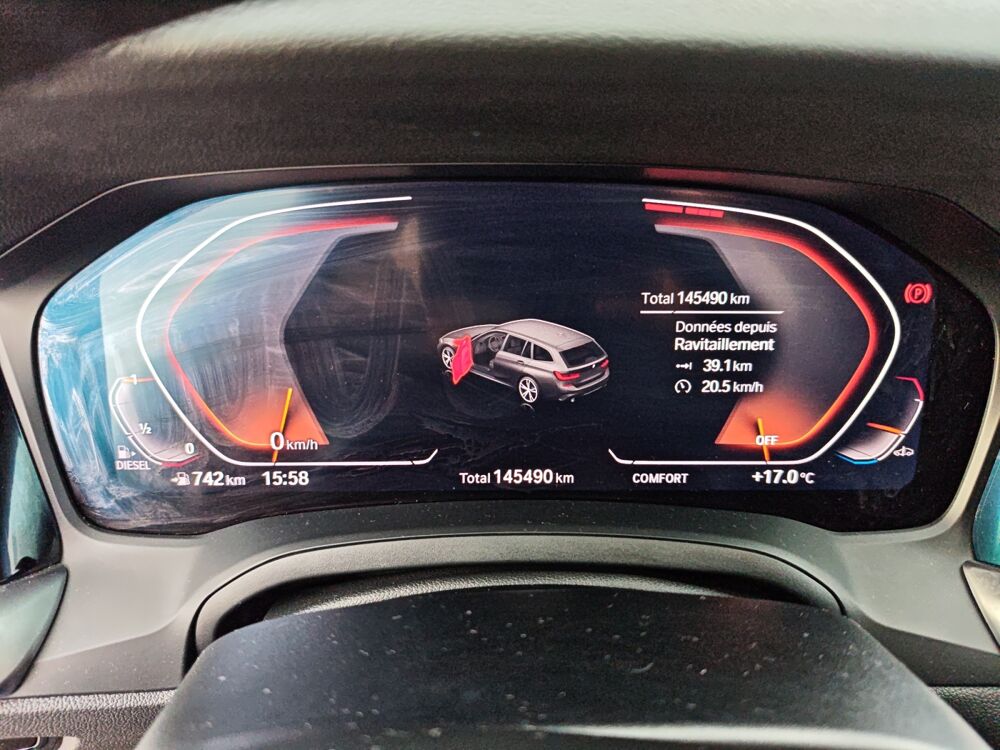 S&eacute;rie 3 Touring 2.0 318 Da 150 M-sport Bva 8 /Toit ouvrant/Clim auto 2020 occasion 35000 Rennes