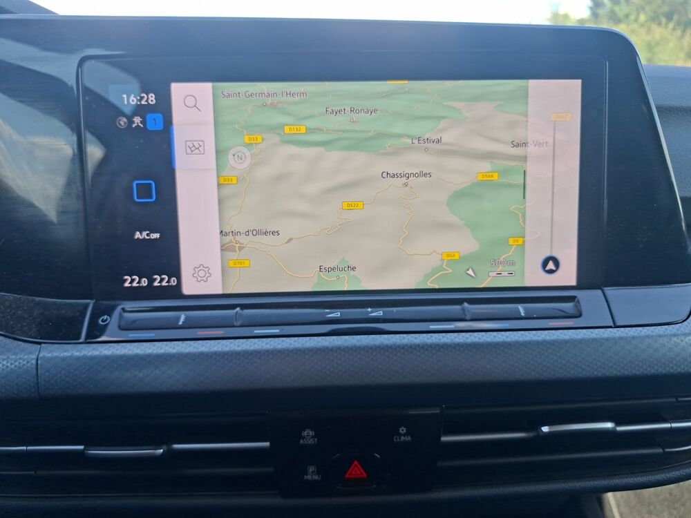 Golf 8 1.5 eTSI 130 ch active dsg7 /2eme main/Entretien Volkswage 2022 occasion 43000 Le Puy-en-Velay