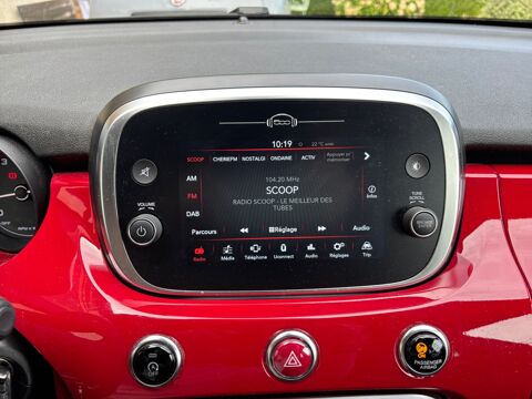 500 X 1.0 Firefly T T3 120ch Red 4x2 /Cam&eacute;ra/Clim/Faibles kms 2022 occasion 43120 Monistrol-sur-Loire
