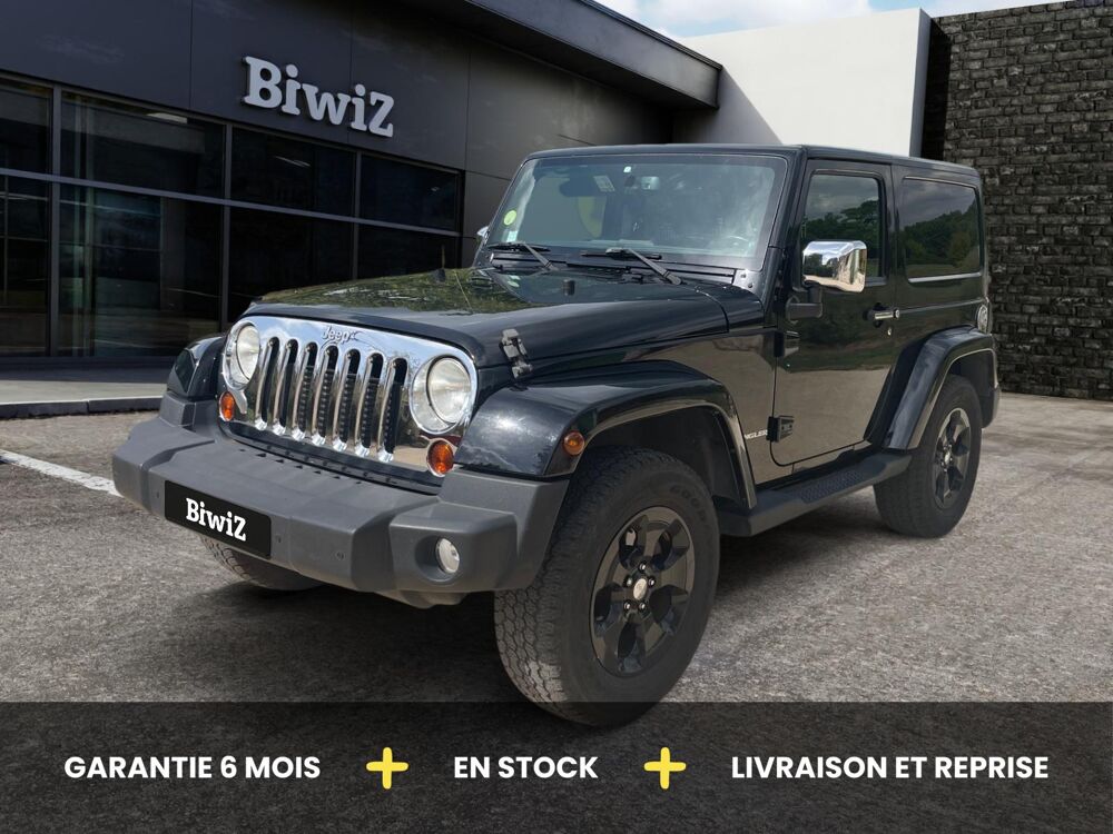 Wrangler 2.8 Crd 200 ch Sahara Awd /Chrome/Si&egrave;ges Chauffants Cuirs 2013 occasion 30100 Al&egrave;s