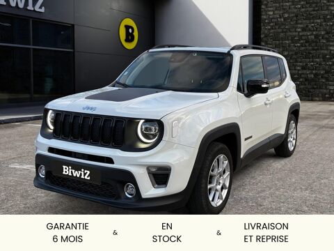 Jeep Renegade 1.6 120 ch Limited /Toit Ouvrant/CarPlay/Cuir/Cam&eacute;ra de recu 2019 occasion La Rochelle 17000