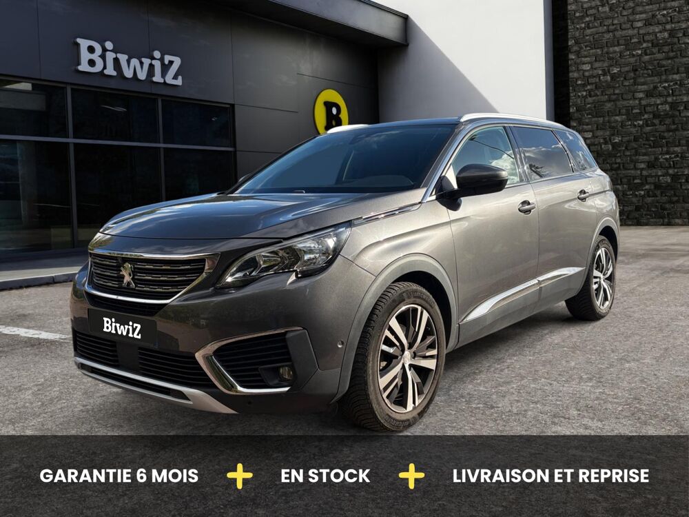 5008 1.2 130 ch Allure Pack Start-stop /CarPlay/Cam&eacute;ra de recul/7 2019 occasion 14000 Caen
