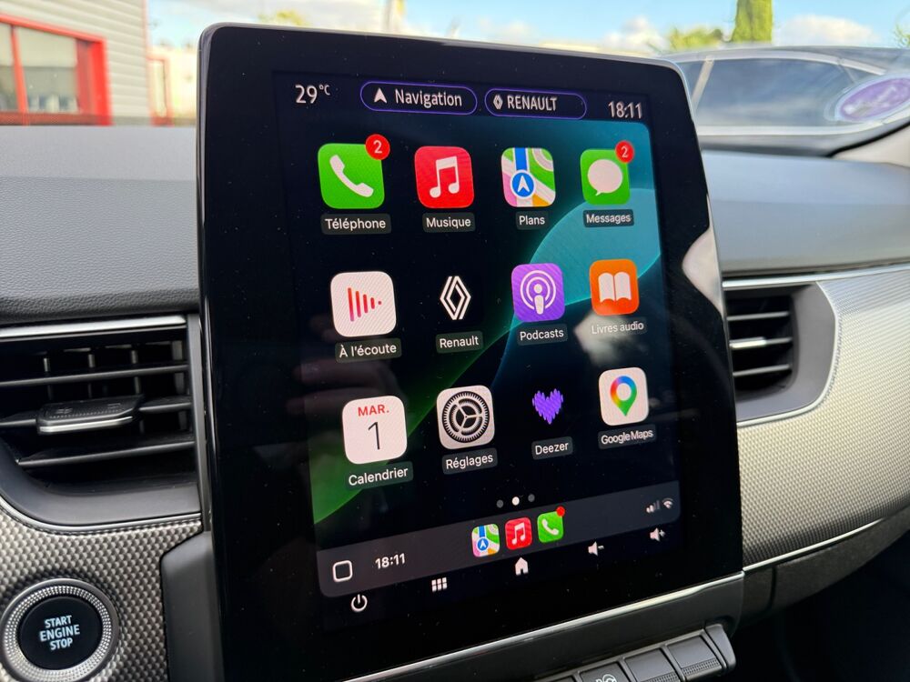 Arkana 1.6 E-Tech 145 ch Intens /Carplay/Cam&eacute;ra de Recul/Suivi Excl 2022 occasion 44800 Saint-Herblain