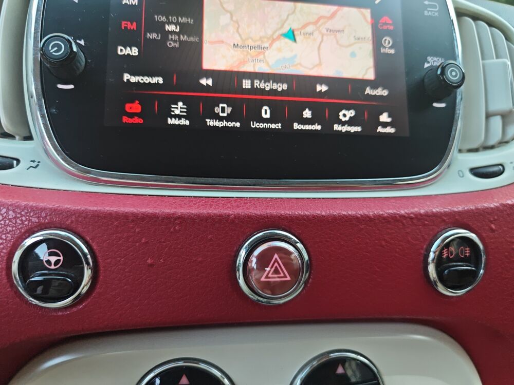 500 C 1.2 8v 69ch 500 60th anniversario /GPS/ radar de recul/ 2018 occasion 34000 Montpellier