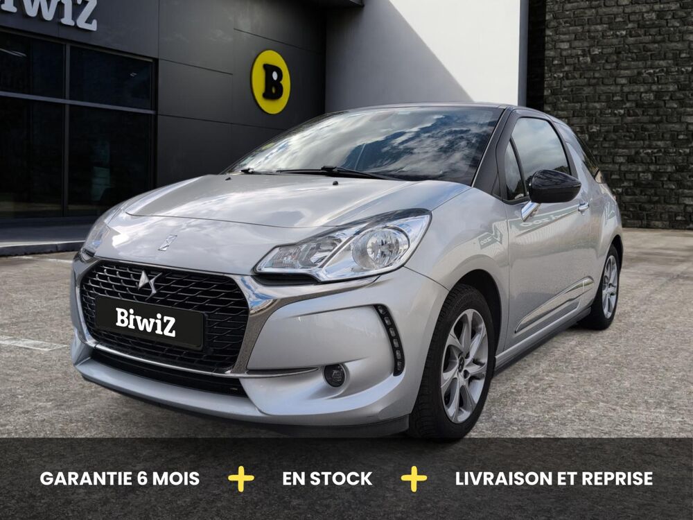 DS3 1.6 BlueHdi 100 ch So Chic /Kit distribution remplac&eacute;/R&eacute;serv 2018 occasion 69240 Thizy les Bourgs