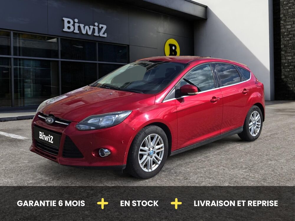 Focus 1.0 Ecoboost 125 ch Titanium Start-stop /D&eacute;marrage sans cl&eacute;s 2013 occasion 56100 LORIENT