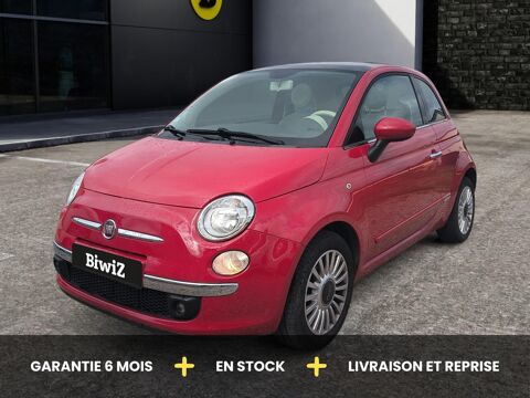 Fiat 500 1.2 69 ch Lounge /Clim/Toit pano/Bluetoo