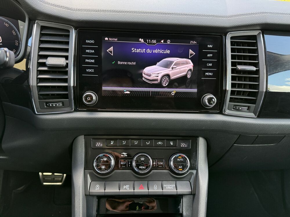 Kodiaq 2.0 Tdi 150 ch Scr Laurin Klement /7places/Toit ouvrant pano 2023 occasion 35000 rennes