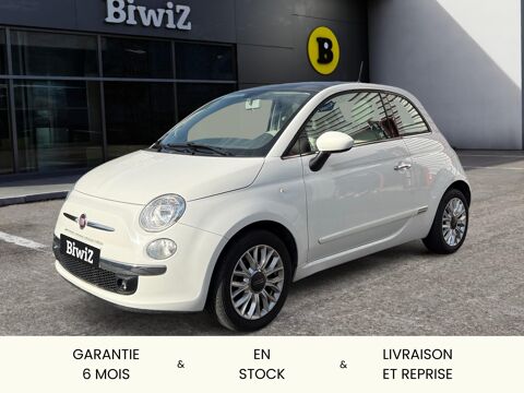 Fiat 500 1.2 69 ch Lounge /Toit Panoramique/Clim/Distribution à Jour 2014 occasion Nantes 44000