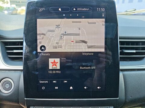 Captur 1.6 E-Tech Plug-in Hybrid 160ch Intens /1&egrave;re main/ Carplay e 2020 occasion 35000 Rennes