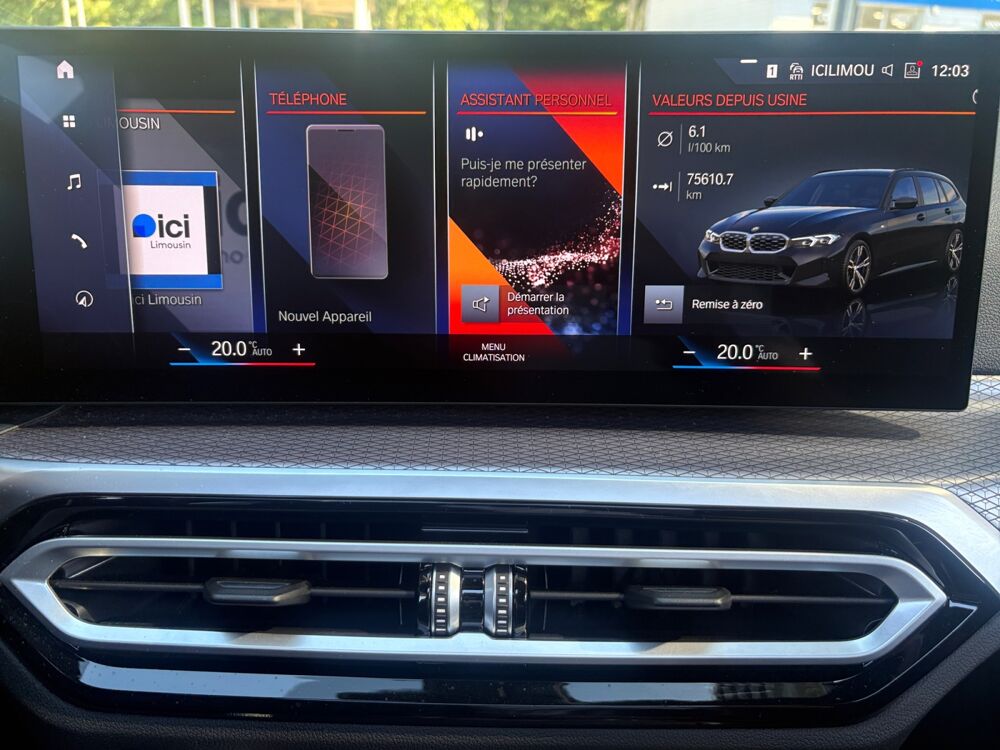S&eacute;rie 3 TOURING G21 M340d M Performance xDrive 340 ch /T.O./Feux Las 2024 occasion 19100 Brive-la-Gaillarde