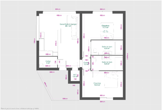  Appartement  vendre 3 pices 82 m