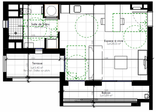  Appartement � vendre 1 pi�ce 36 m�