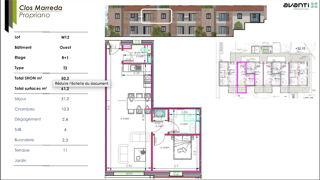  Appartement � vendre 2 pi�ces 50 m�