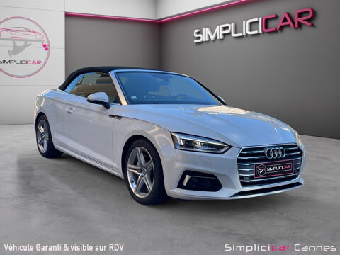 Audi A5 Cabriolet 2.0 TDI 190 S tronic 7 S Line 2018 occasion Cannes 06400
