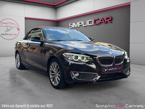 BMW Serie 2 Cabriolet 218i 136 ch Luxury 2015 occasion Cannes 06400