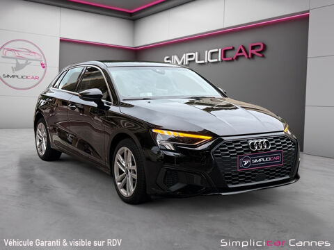Audi A3 Sportback 35 TFSI Mild Hybrid 150 S tronic 7 Design Luxe 2021 occasion Cannes 06400