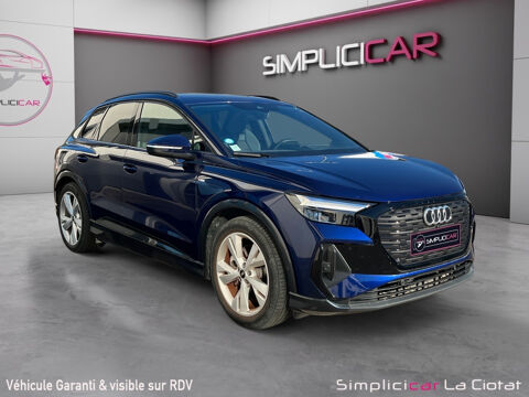 Audi Q4 e-tron Sportback 40 204 ch 82 kWh S line 2023 occasion LA CIOTAT 13600